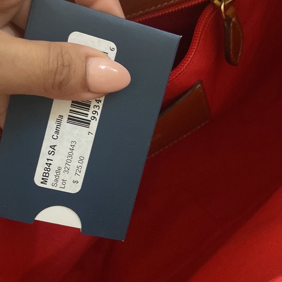 Dooney and Bourke Camilla in the color Clementine. - Picture 3 of 7